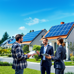 Installazione pannelli solari con materiali avanzati per efficientamento energetico ed Ecobonus 2025